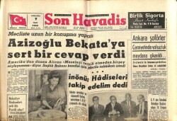 Son Havadis Gazetesi 9 Ekim 1963 - Rus Şilebinin Sebep Olduğu Facia Tazminatı GZ102062 - 1