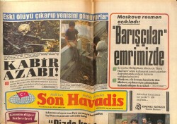Son Havadis Gazetesi 9 Eylül 1983 - Moskova Resmen Açıkladı Barışçılar Emrimizde GZ102174 - 1