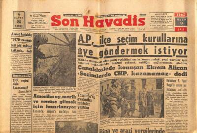 Son Havadis Gazetesi 9 Mayıs 1961 - Amerika Ay, Merih ve Venüse Gitmek İçin Hazırlanıyor GZ56540 - 1
