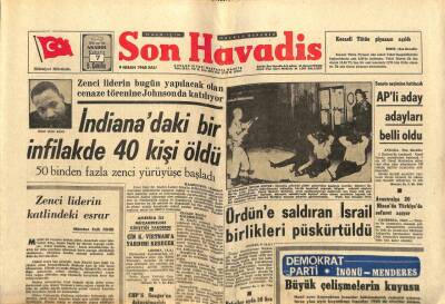Son Havadis Gazetesi 9 Nisan 1968 - İndianadaki Bir İnfilakde 40 Kişi Öldü GZ65614 - 1