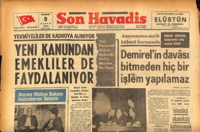 Son Havadis Gazetesi 9 Nisan 1970 - Astronotlar Kızamık Olunca Apollo-13 Uçuşunun Ertelenmesi Muhtemel GZ86918 - 1