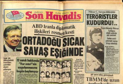 Son Havadis Gazetesi 9 Nisan 1980 - Paskalya Şenlikleri Yapılan Salvadorda 46 Kişi Öldürüldü GZ87143 - 1