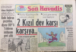 Son Havadis Gazetesi 9 Ocak 1979 - 2 Kızıl Dev Karşı Karşıya - GZ12789 - 2