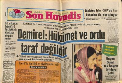 Son Havadis Gazetesi 9 Ocak 1980 - Humeyni 15 Gün İnzivaya Çekildi GZ74060 - 1