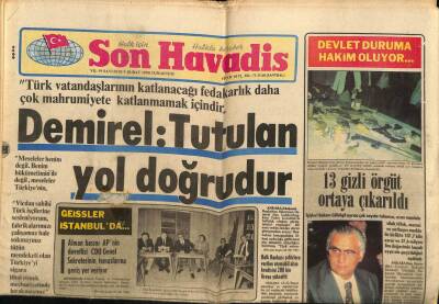 Son Havadis Gazetesi 9 Şubat 1980 - Halk Bankası Şoförlere Verilen Otomobil Alım Kredisini 200 Bin Liraya Yükseltti GZ87135 - 1
