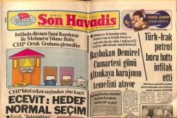 Son Havadis Gazetesi 9 Temmuz 1980 - Türk - Irak Petrol Boru Hattı İnfilak Etti GZ72350 - 2