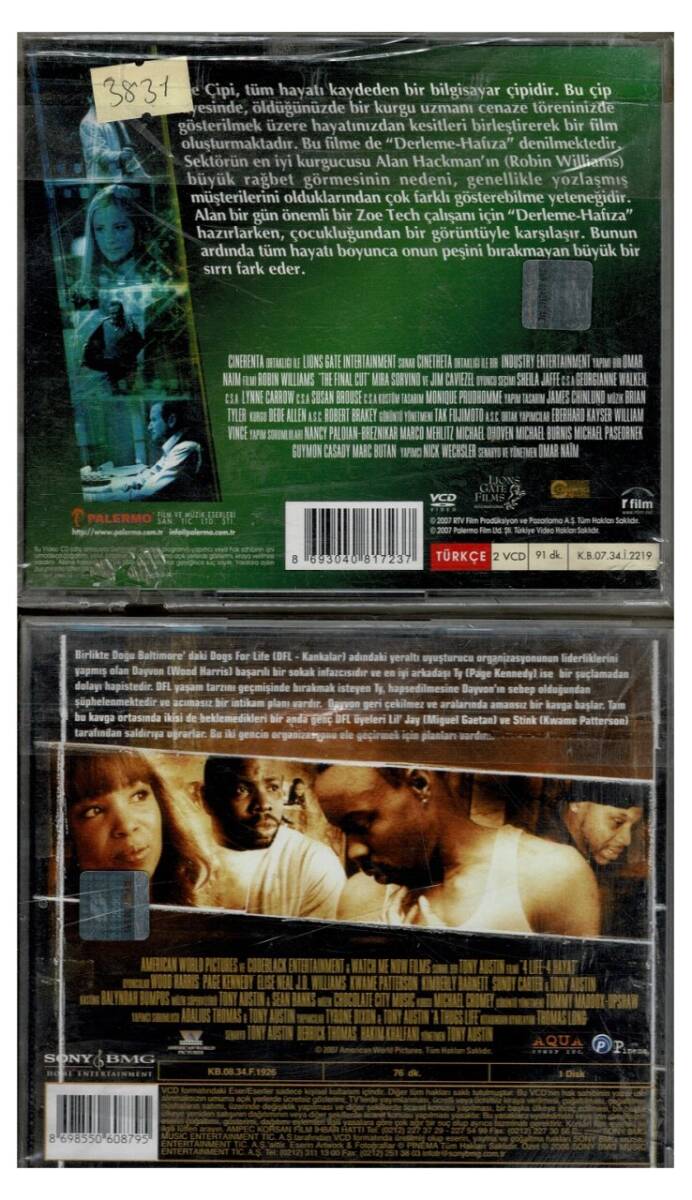 Son Kurgu 4 Hayat - 2 Adet VCD Film VCD1259 - 2