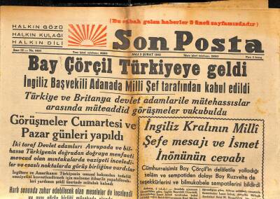 Son Posta Gazetesi 2 Şubat 1943 - Şark Cephesindeki Son Vaziyetin İfade Ettiği Mana Nedir ? GZ116032 - 1