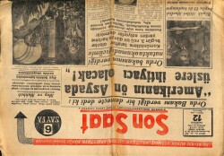 Son Saat Gazetesi 12 Nisan 1948 - Amerikanın Ön Asyada Üslere İhtiyacı Olacak GZ71381 - 1