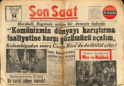 Son Saat Gazetesi 14 Nisan 1948 - Malatyada Bir Kartal Çobanı Kaçırdı GZ71383 - 2