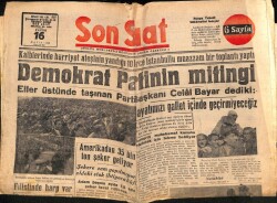 Son Saat Gazetesi 16 Mayıs 1948 - Amerikadan 35 Bin Ton Şeker Geliyor GZ71060 - 2