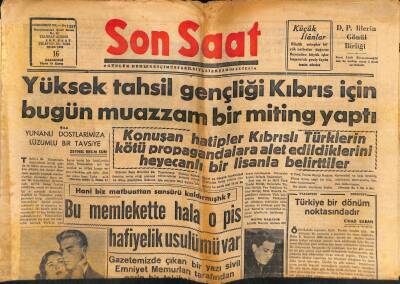 Son Saat Gazetesi 16 Ocak 1950 - Elfie Mayerhofer Roma Kayak Müsabakasına Girecek GZ119246 - 1