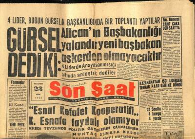 Son Saat Gazetesi 23 Ekim 1961 - İstanbul Planlı Bir Şehir Haline Gelecek GZ79298 - 1
