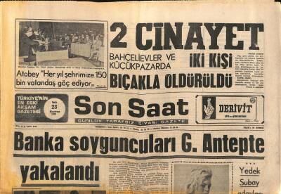 Son Saat Gazetesi 23 Haziran 1970 - Brigitte Bardot Çıplak Film Çevireceğim Dedi GZ117347 - 1