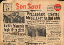 Son Saat Gazetesi 24 Ekim 1948 - Mesut Hoşcana Görevden El Çektirildi GZ71376 - 2