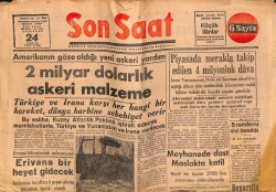 Son Saat Gazetesi 24 Mart 1949 - Ermeni Kilisesinde Anlaşmazlık, Erivana Heyet Gidecek GZ71070 - 2