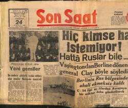 Son Saat Gazetesi 24 Temmuz 1948 - Yeni Hava Otomobili GZ71356 - 1