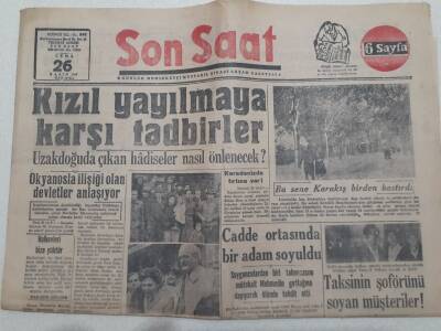 Son Saat Gazetesi 26 Kasım 1948 - Kızıl Yayılmaya Karşı Tedbirler GZ71633 - 1