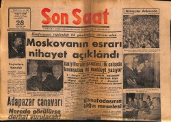 Son Saat Gazetesi 28 Ağustos 1948 - Moskovanın Esrarı Nihayet Açıklandı GZ71059 - 1