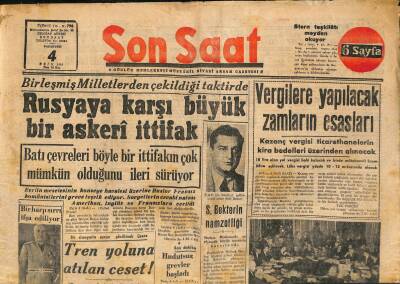 Son Saat Gazetesi 4 Ekim 1948 - Türkiye Karakucak Güreş Birincilikleri GZ122211 - 1