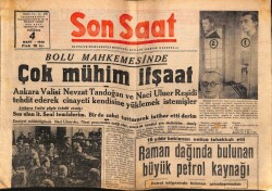 Son Saat Gazetesi 4 Mart 1948 - Raman Dağında Büyük Petrol Yatağı Bulundu GZ71046 - 2