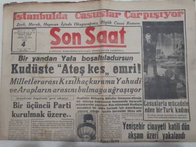 Son Saat Gazetesi 4 Mayıs 1948 - 12 Yaşında Gebe Kalan Çocuk Anne GZ71659 - 1