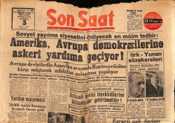 Son Saat Gazetesi 5 Nisan 1948 - Sovyet Yayılma Siyasetini Önleyecek En Mühim Tedbir GZ71051 - 2