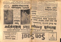 Son Saat Gazetesi 7 Mayıs 1948 - Yusuf Kıpçak 30 Seneye Mahkum GZ71062 - 2