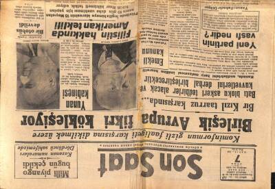 Son Saat Gazetesi 7 Mayıs 1948 - Yusuf Kıpçak 30 Seneye Mahkum GZ71062 - 2