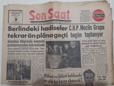 Son Saat Gazetesi 9 Kasım 1948 - Hür Rumenlerin Dünkü Toplantısı GZ71624 - 1