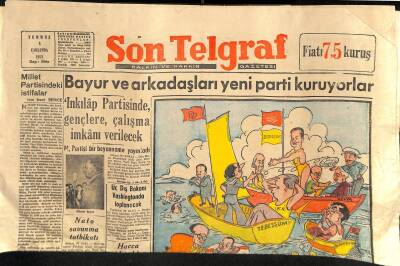 Son Telgraf Gazetesi 1 Temmuz 1953 - Rusyaya Verilecek Nota Hazır GZ115440 - 1