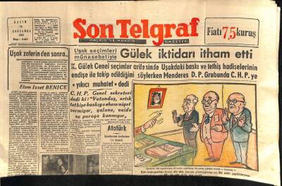 Son Telgraf Gazetesi 18 Kasım 1953 - Truman , Hakkındaki İsnada Cevap Verdi GZ115434 - 1