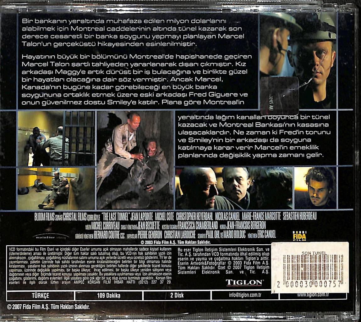 Son Tünel - The Last Tunnel VCD Film (İkinci El) VCD27585 - 2