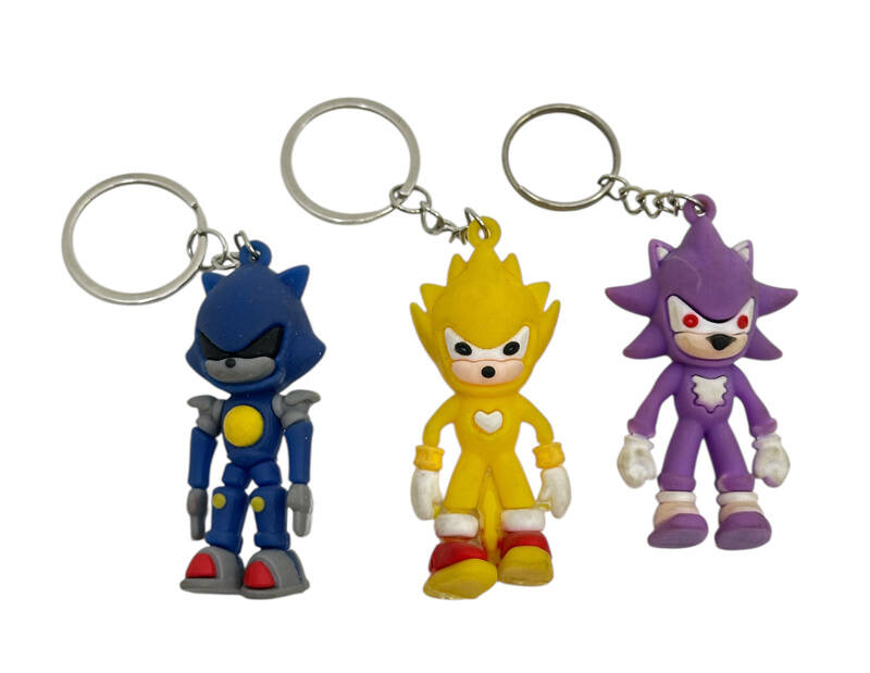 Sonic Karakterleri Anahtarlık Lotu (N) AOB4387 - 1