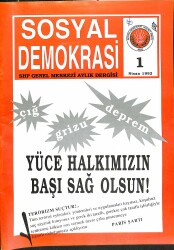 Sosyal Demokrasi Dergisi 1 Nisan 1992 NDR83190 - Gökçekoleksiyon