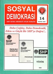 Sosyal Demokrasi Dergisi 14 Mayıs 1993 NDR83189 - Gökçekoleksiyon