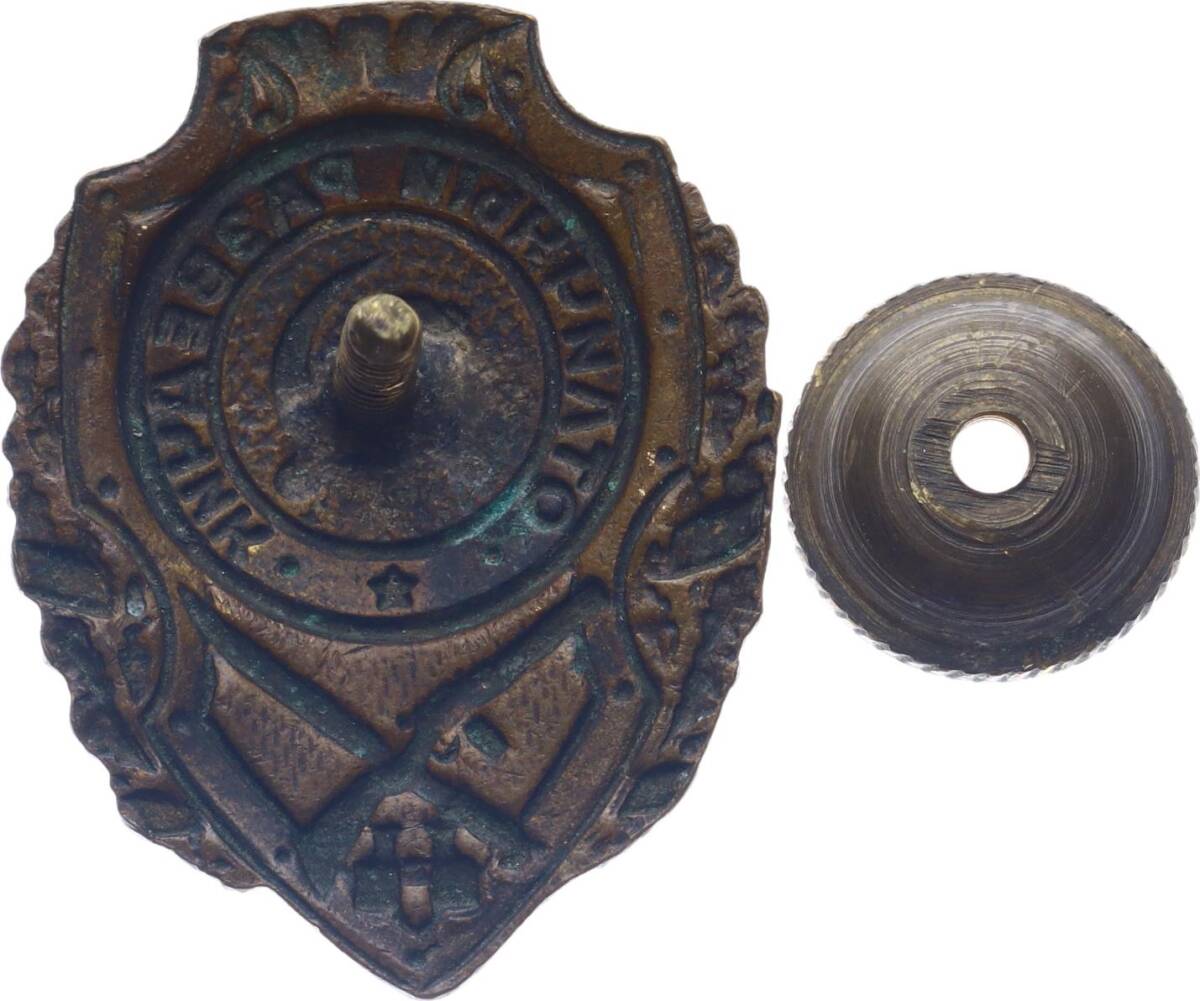 Sovyet Rusya 1940's Mükemmel İzci Metal Rozet/Madalya MVM2017 - 3