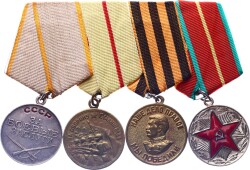 Sovyet Rusya 4'lü Madalya Barı MVM2184 - 3