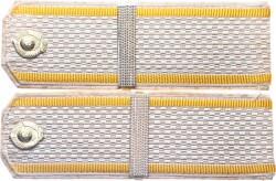  Sovyet Rusya Donanma (Deniz) Askeri Apolet Takım 2 Adet (Teğmen Rütbesi) MVM2107 - 3