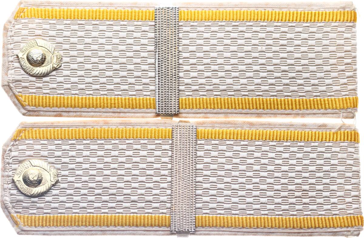  Sovyet Rusya Donanma (Deniz) Askeri Apolet Takım 2 Adet (Teğmen Rütbesi) MVM2107 - 3