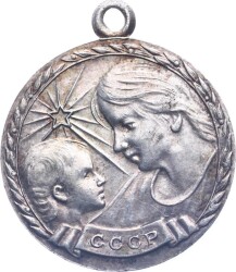 Sovyet Rusya Gümüş Annelik Madalyası MVM2134 #168 - 3