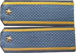  Sovyet Rusya Hava Kuvvetleri Askeri Apolet Takım 2 Adet (Asteğmen Rütbesi) MVM2109 - 3