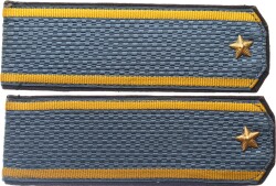  Sovyet Rusya Hava Kuvvetleri Askeri Apolet Takım 2 Adet (Asteğmen Rütbesi) MVM2117 - Gökçekoleksiyon