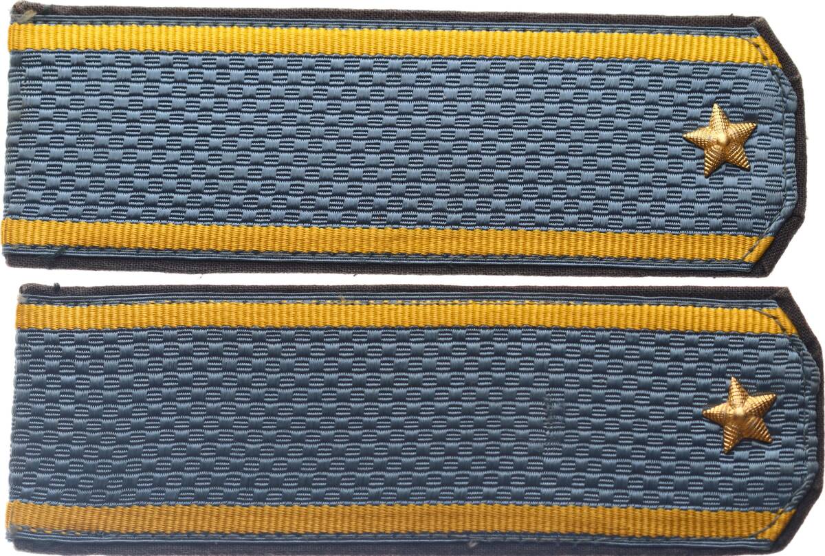  Sovyet Rusya Hava Kuvvetleri Askeri Apolet Takım 2 Adet (Asteğmen Rütbesi) MVM2117 - 1