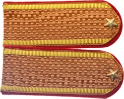  Sovyet Rusya Kara Kuvvetleri Askeri Apolet Takım 2 Adet (Asteğmen / Kıdemli Başçavuş Rütbesi) MVM2110 - 3