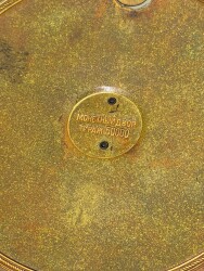 Sovyet Rusya Lenin Bronz Mineli ve Damgalı Duvar Madalyonu (125mm) MVM2054 - 2