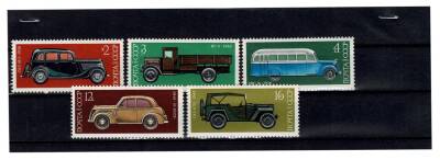 Sovyetler Birliği 1975 Sovyet Arabaları Pul Lotu PPT2300 - 1