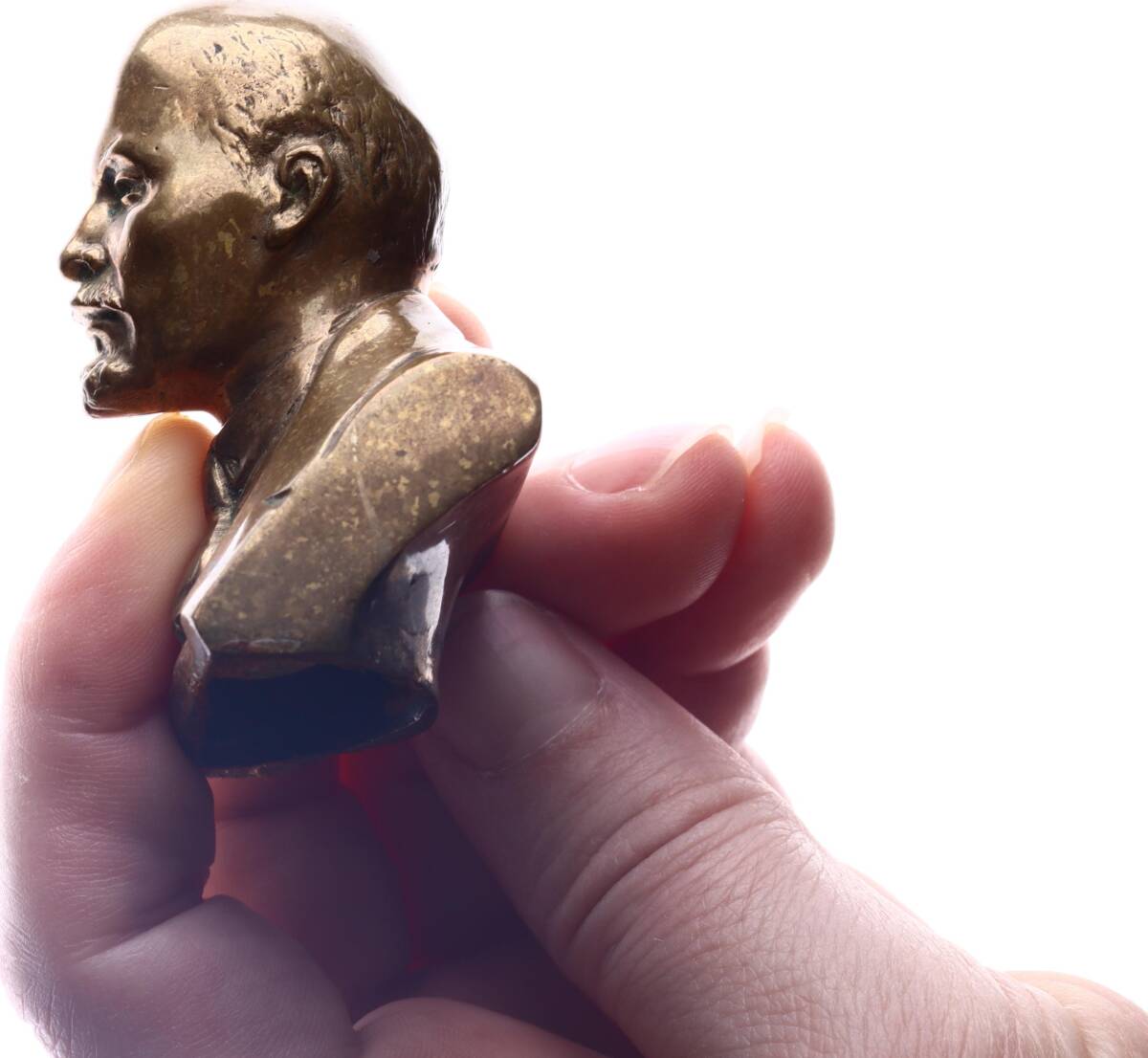 Sovyetler Birliği Kurucusu Vladimir İliç Lenin Bronz Büst (1950s-80s Yapım) MVM2183 - 3