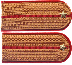  Sovyet Rusya Askeri Apolet Takım 2 Adet (Teğmen Rütbesi) MVM2106 - 3