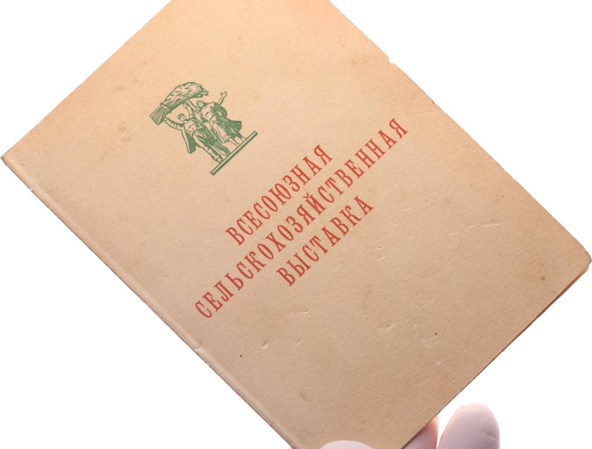 Sovyetler Birliği Tüm Birlik Tarım Sergisi Katılımcı Madalya/Rozet MVM2092 - 5